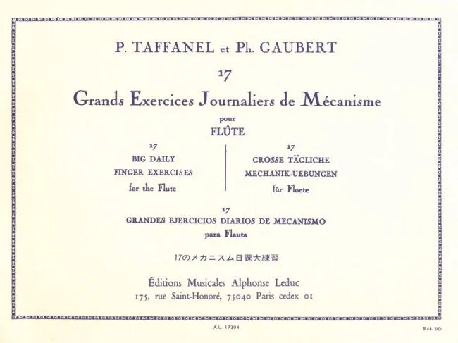 17 Daily Finger Exercises for the Flute