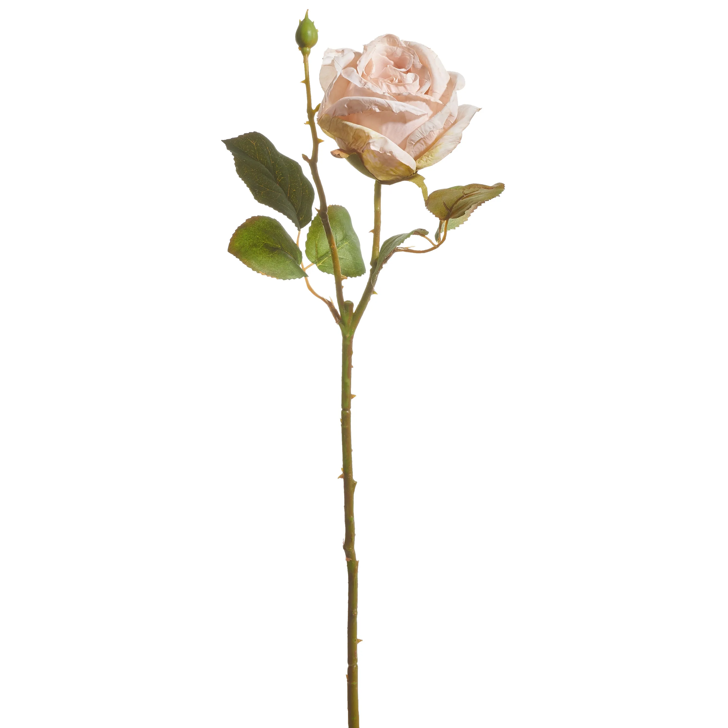 17" Antique Ivory Rose Stem