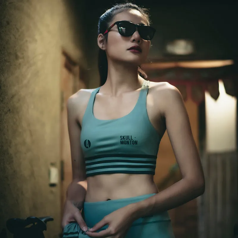 2020 Strappy Sports Bra YS9324W Friday Blue