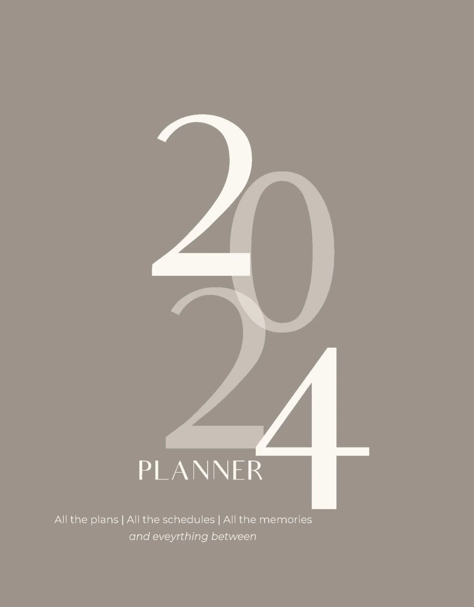 2024 Planner- Intentional Life Daily Planner