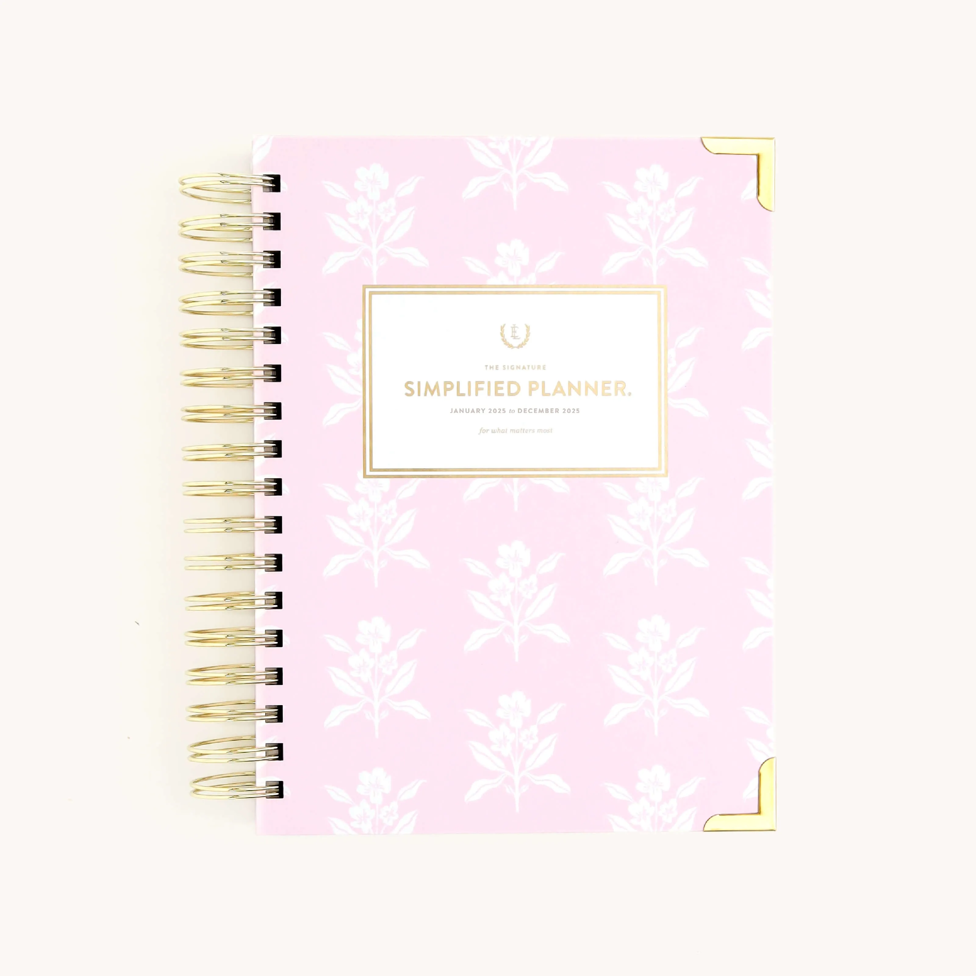 2025 Daily Simplified Planner - Blush Block