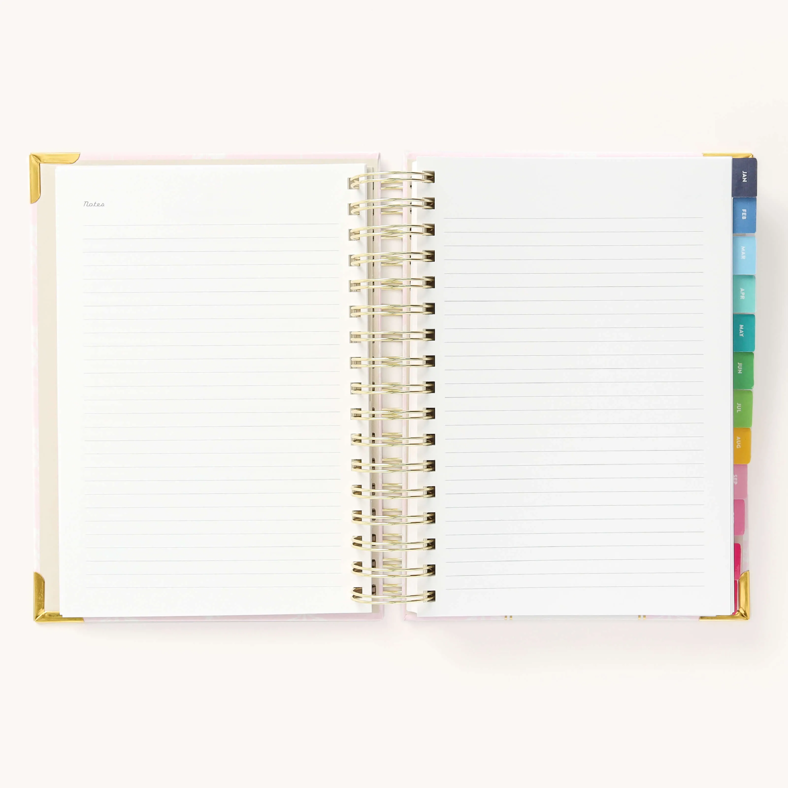 2025 Daily Simplified Planner - Blush Block