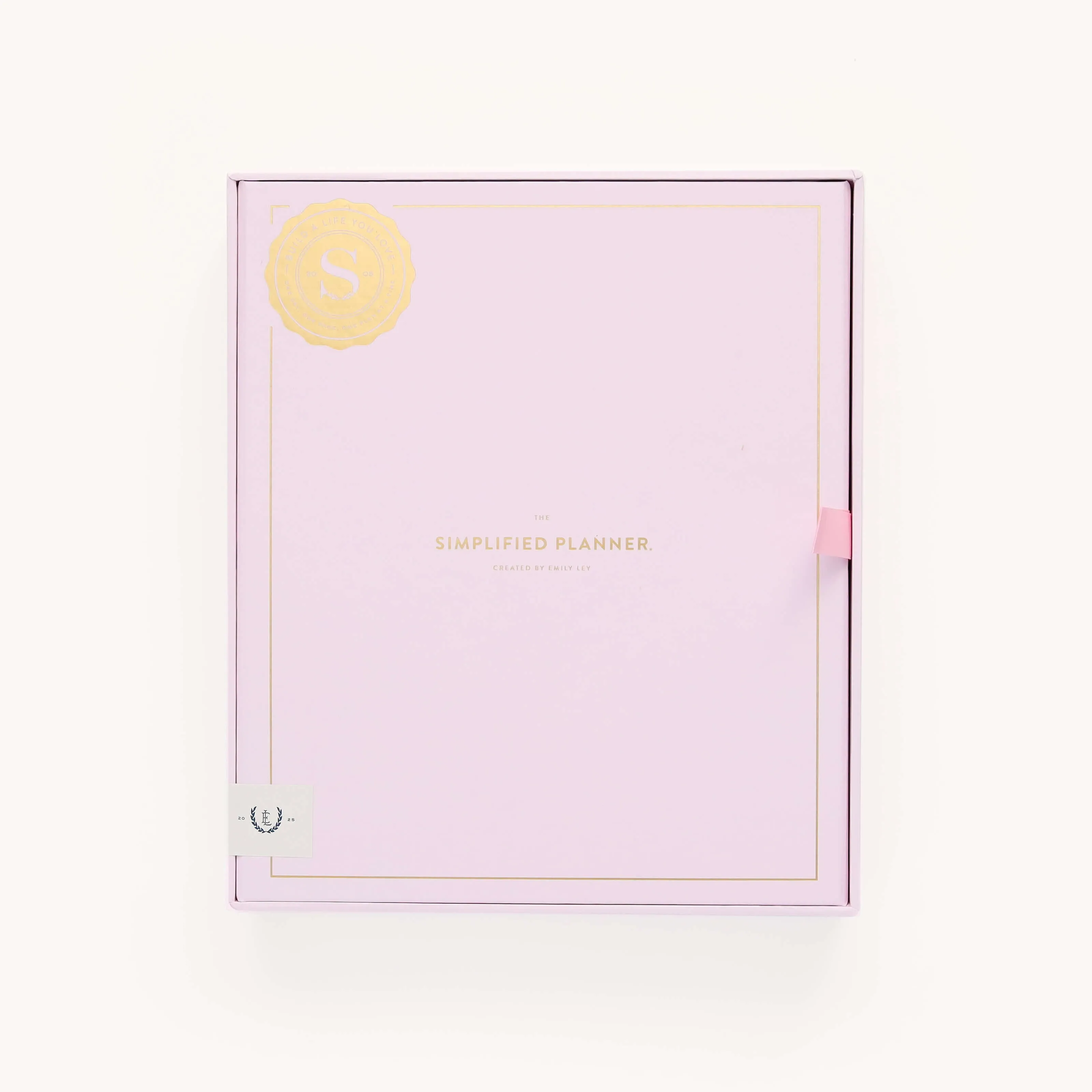2025 Daily Simplified Planner - Blush Block