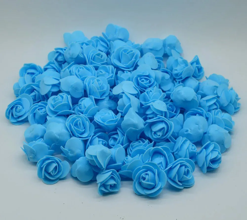 3cm Foam Teddy Bear Roses - 50/100/200pcs for Wedding