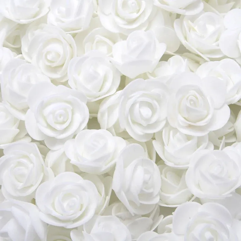 3cm Foam Teddy Bear Roses - 50/100/200pcs for Wedding