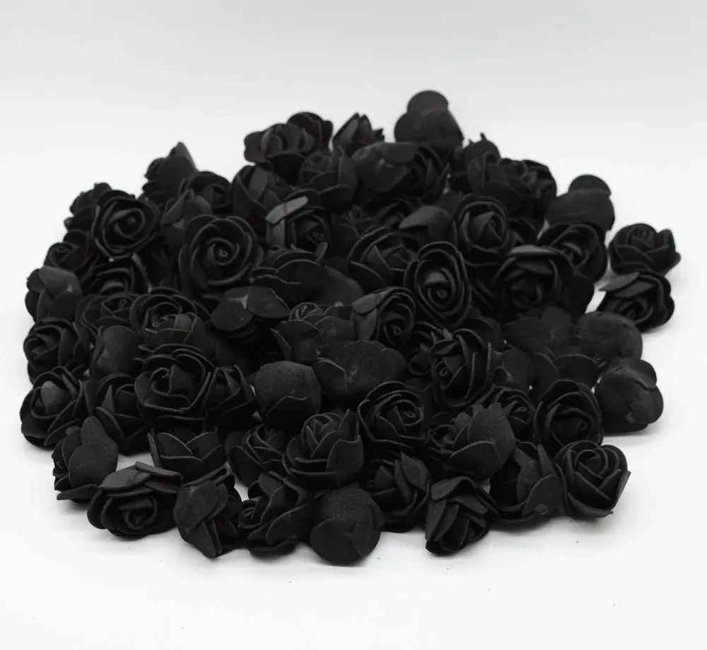 3cm Foam Teddy Bear Roses - 50/100/200pcs for Wedding