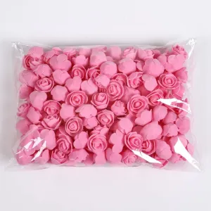 3cm Foam Teddy Bear Roses - 50/100/200pcs for Wedding