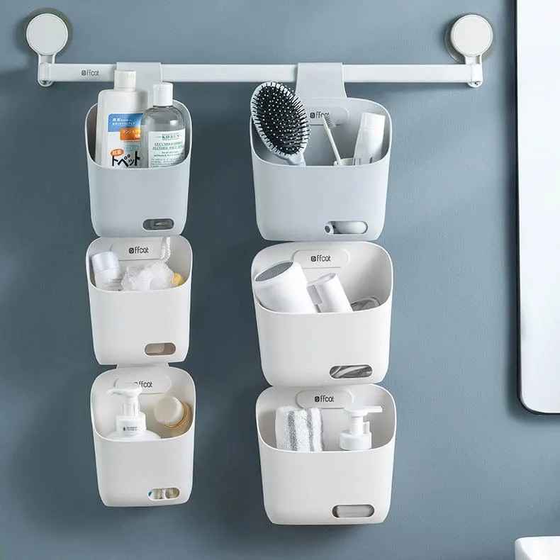 3PCS Hanging Basket Storage Drain Basket