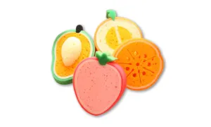 4-Pack: Ultra Soft Body Sponge  for Bath Shower Cleansing and Deep Exfoliation