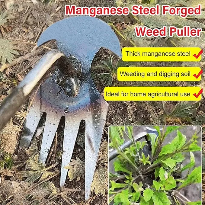 4 Teeth Dual Purpose Weeder Tool [Buy 1 Get 1 Free]