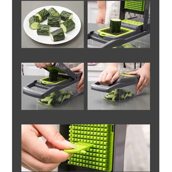 7 IN 1 Multi-function Kitchen Cut Vegetable Tool Easy Food Chopper Slicer