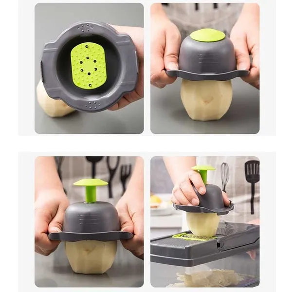 7 IN 1 Multi-function Kitchen Cut Vegetable Tool Easy Food Chopper Slicer