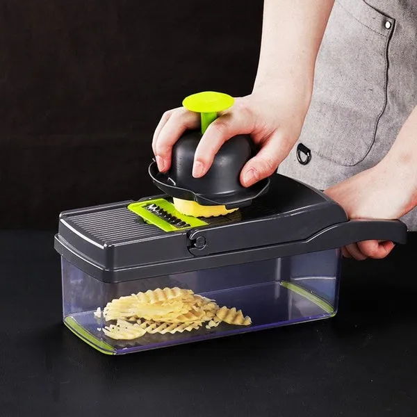 7 IN 1 Multi-function Kitchen Cut Vegetable Tool Easy Food Chopper Slicer