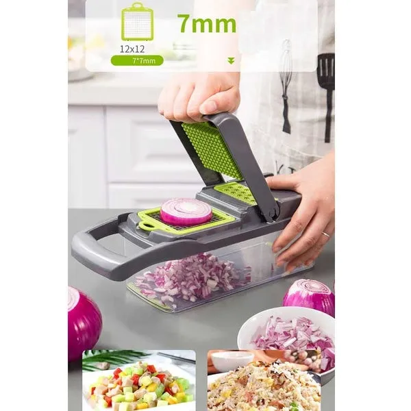 7 IN 1 Multi-function Kitchen Cut Vegetable Tool Easy Food Chopper Slicer
