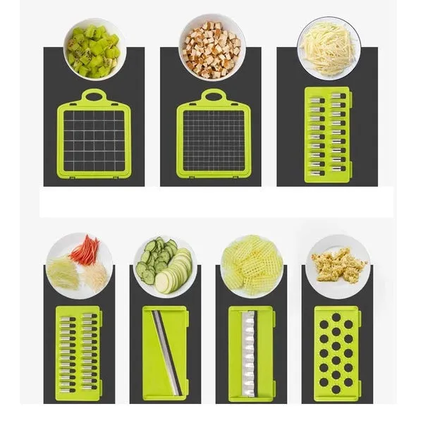 7 IN 1 Multi-function Kitchen Cut Vegetable Tool Easy Food Chopper Slicer