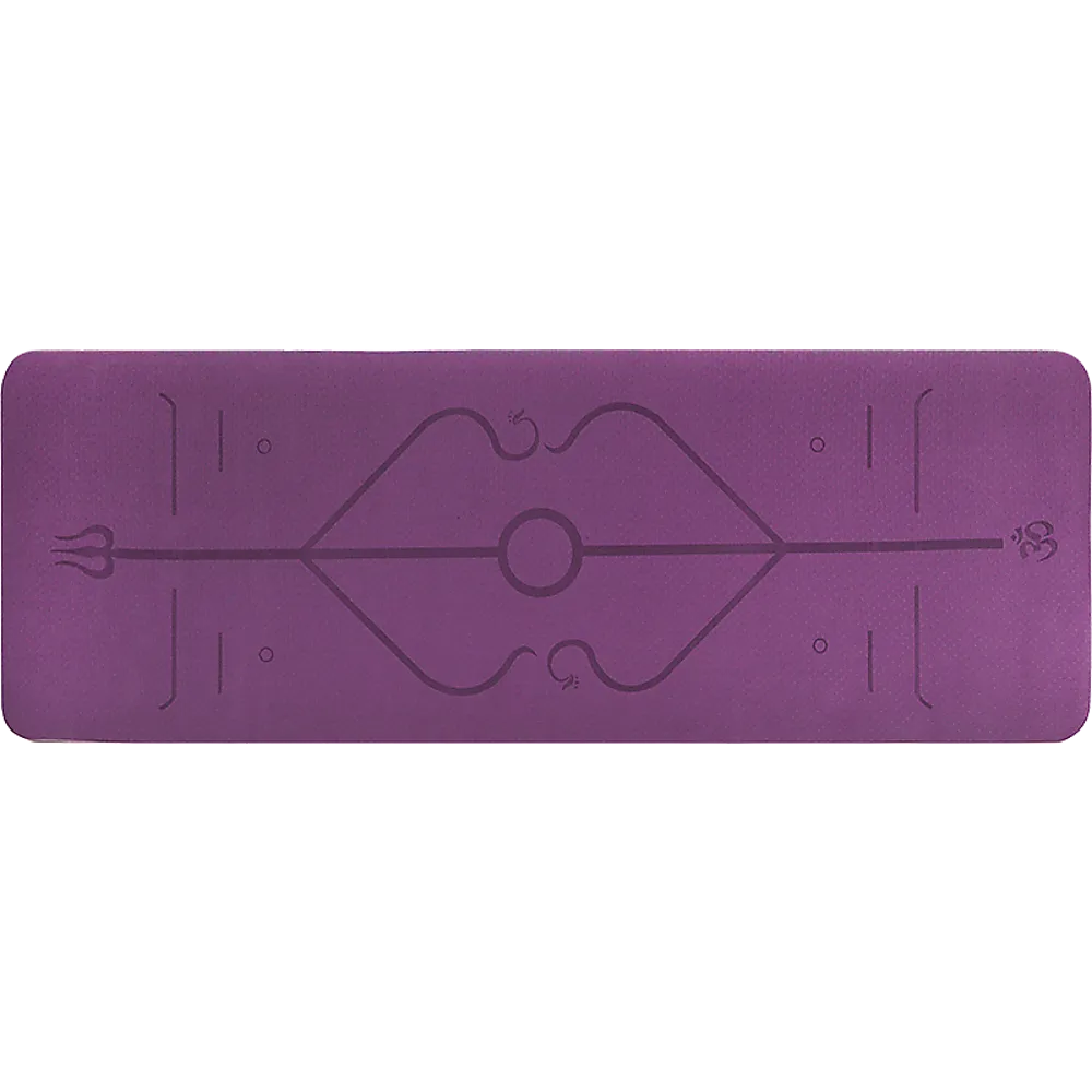 8mm TPE Yoga Mat Exercise Fitness Gym Pilates Non Slip Dual Layer