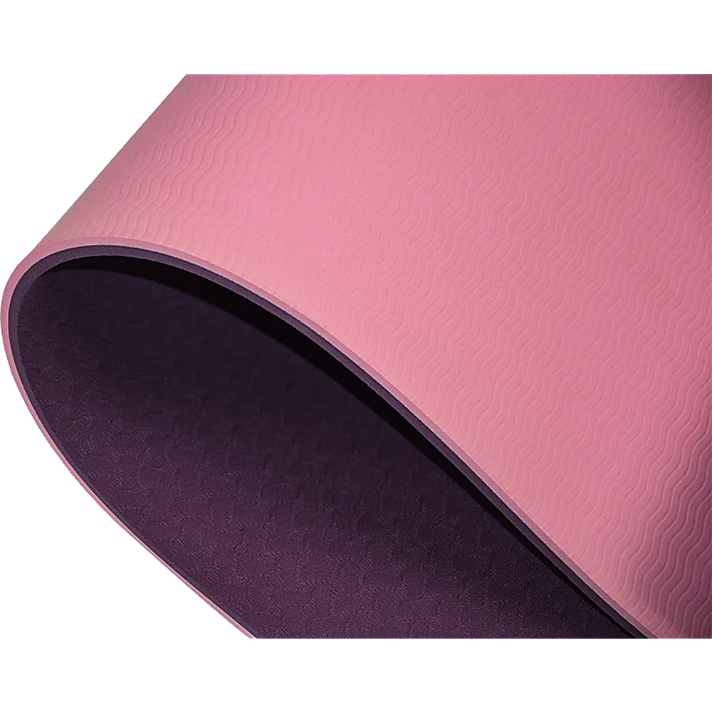 8mm TPE Yoga Mat Exercise Fitness Gym Pilates Non Slip Dual Layer