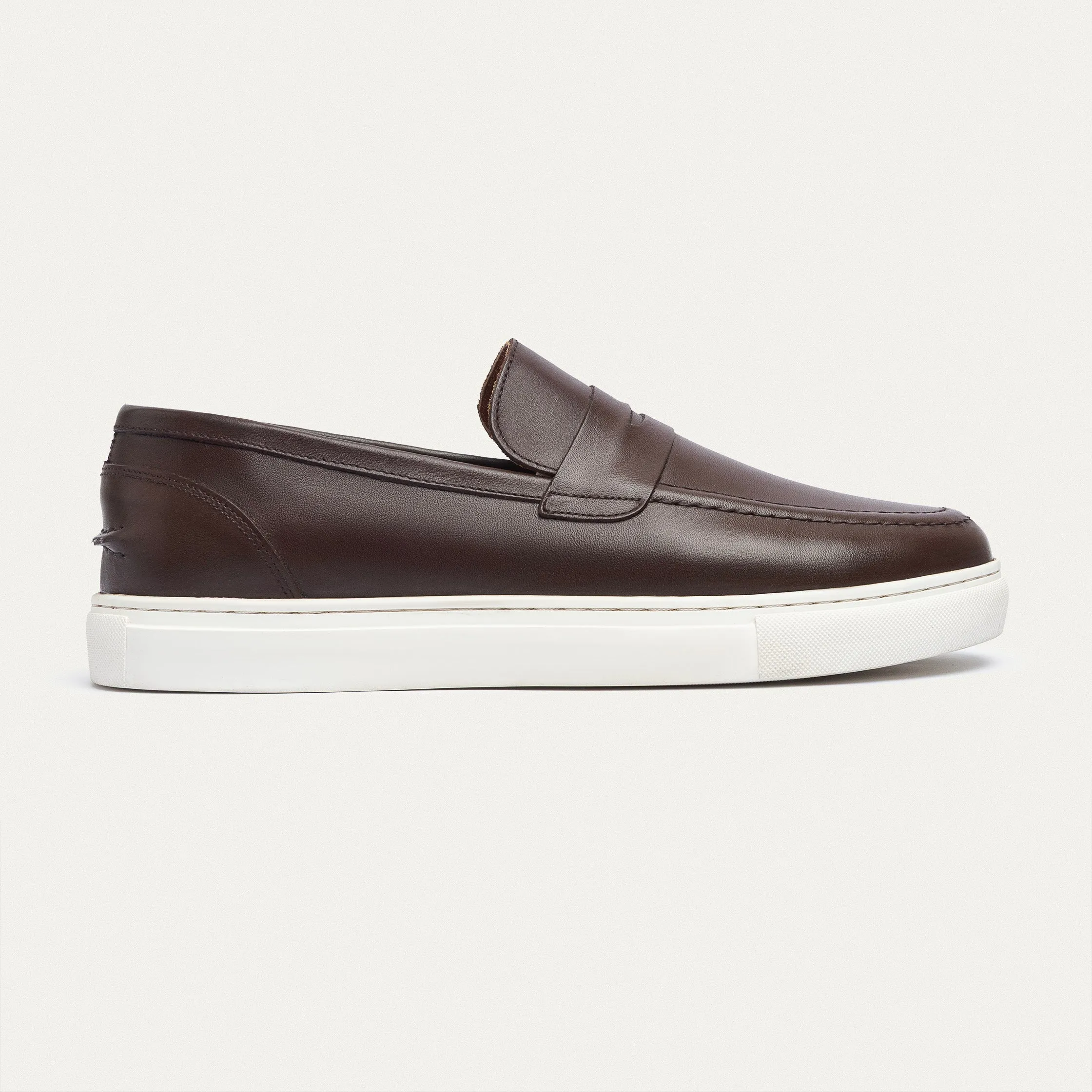 Achilles | The Urban Luxe Slip-On Loafers - Brown