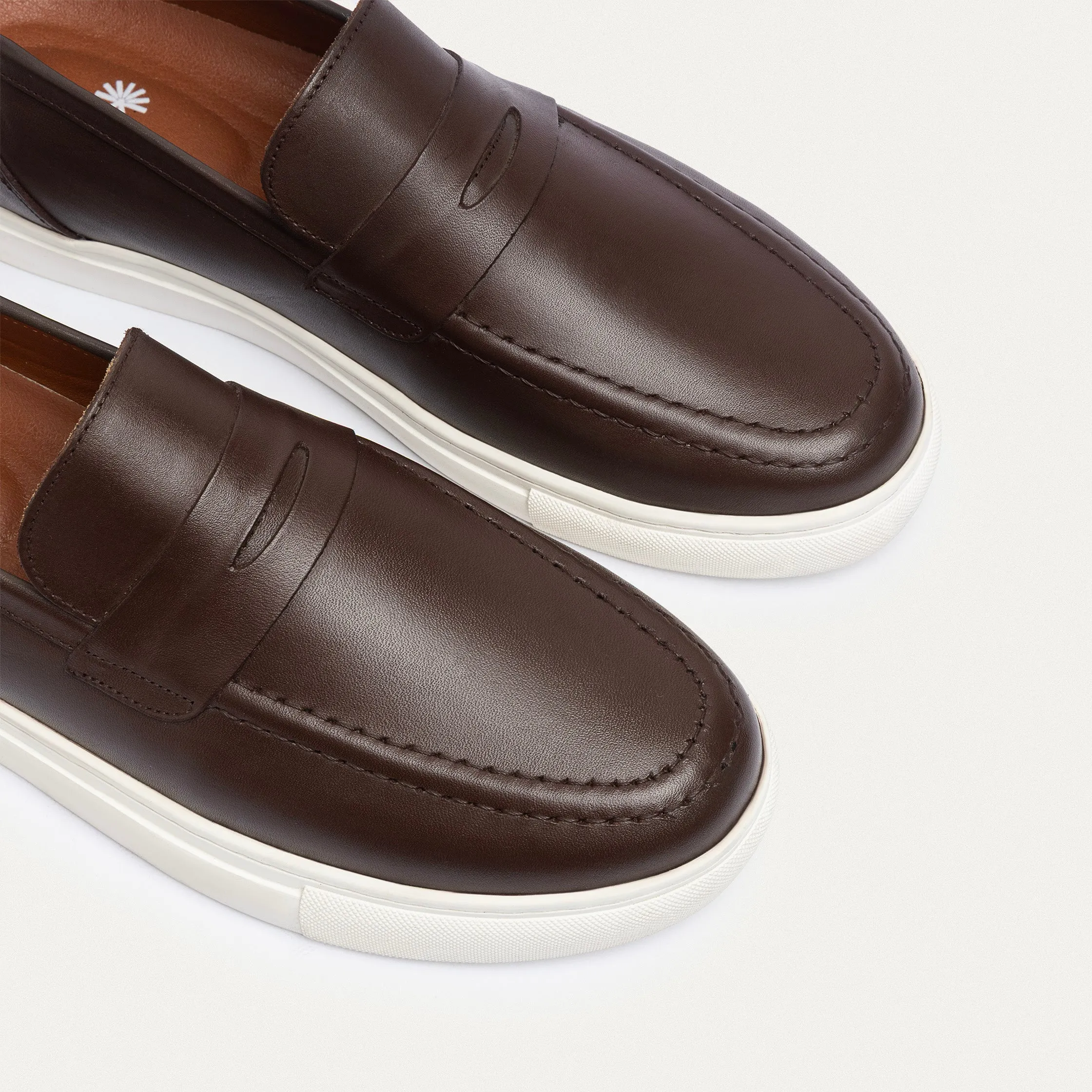Achilles | The Urban Luxe Slip-On Loafers - Brown