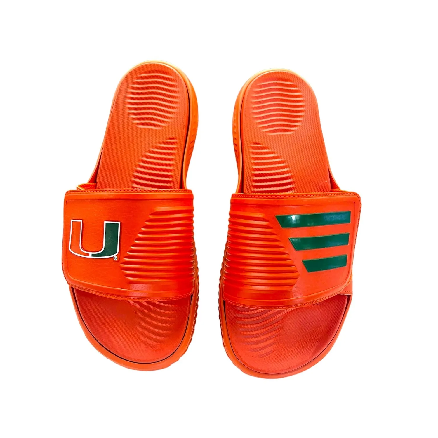 adidas Miami Hurricanes Alphabounce 2.0 Orange Slides