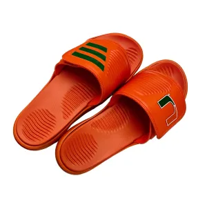 adidas Miami Hurricanes Alphabounce 2.0 Orange Slides