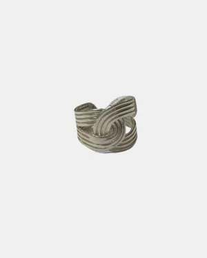 AGATA RING IN STERLING SILVER