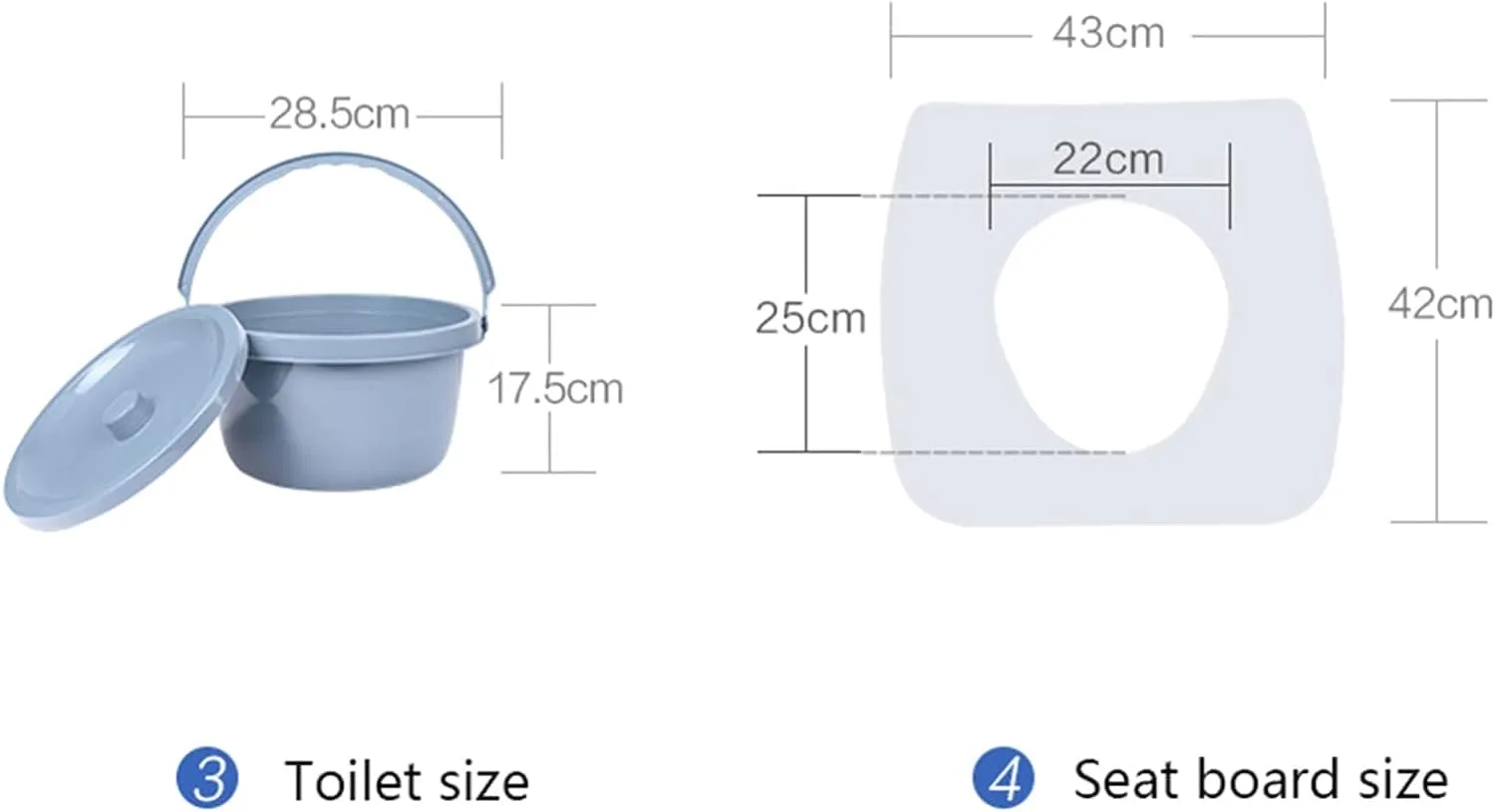 Aluminium Foldable Commode and Shower Chair | Fair