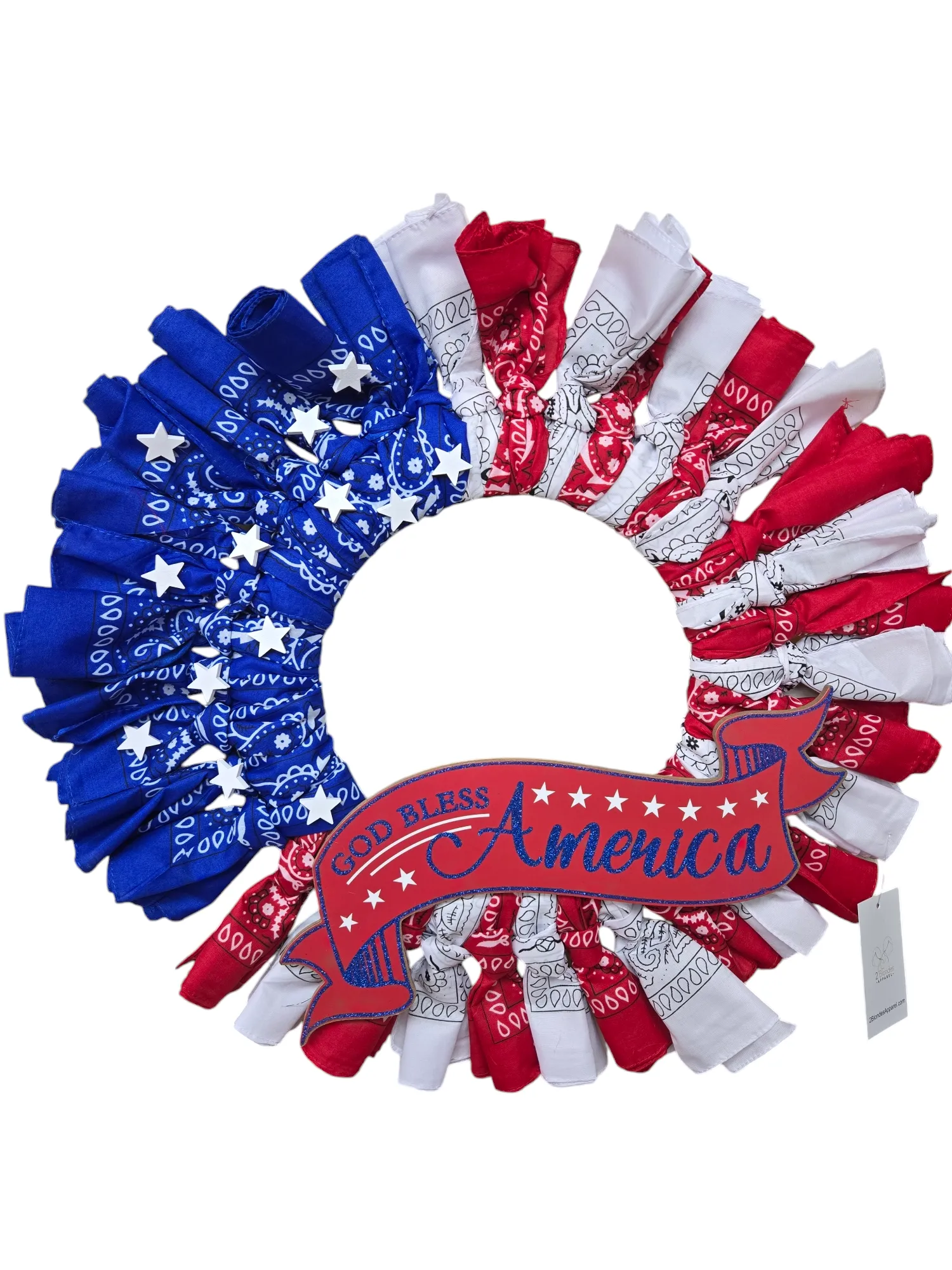 American Flag Wreath