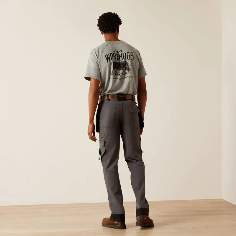 Ariat Men's Rebar M7 Slim Dynamic Straight Work Pant Charcoal - 10051855