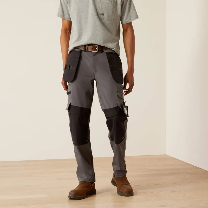 Ariat Men's Rebar M7 Slim Dynamic Straight Work Pant Charcoal - 10051855