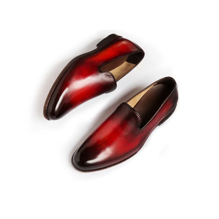 Arlo Ox Blood Patina Loafer