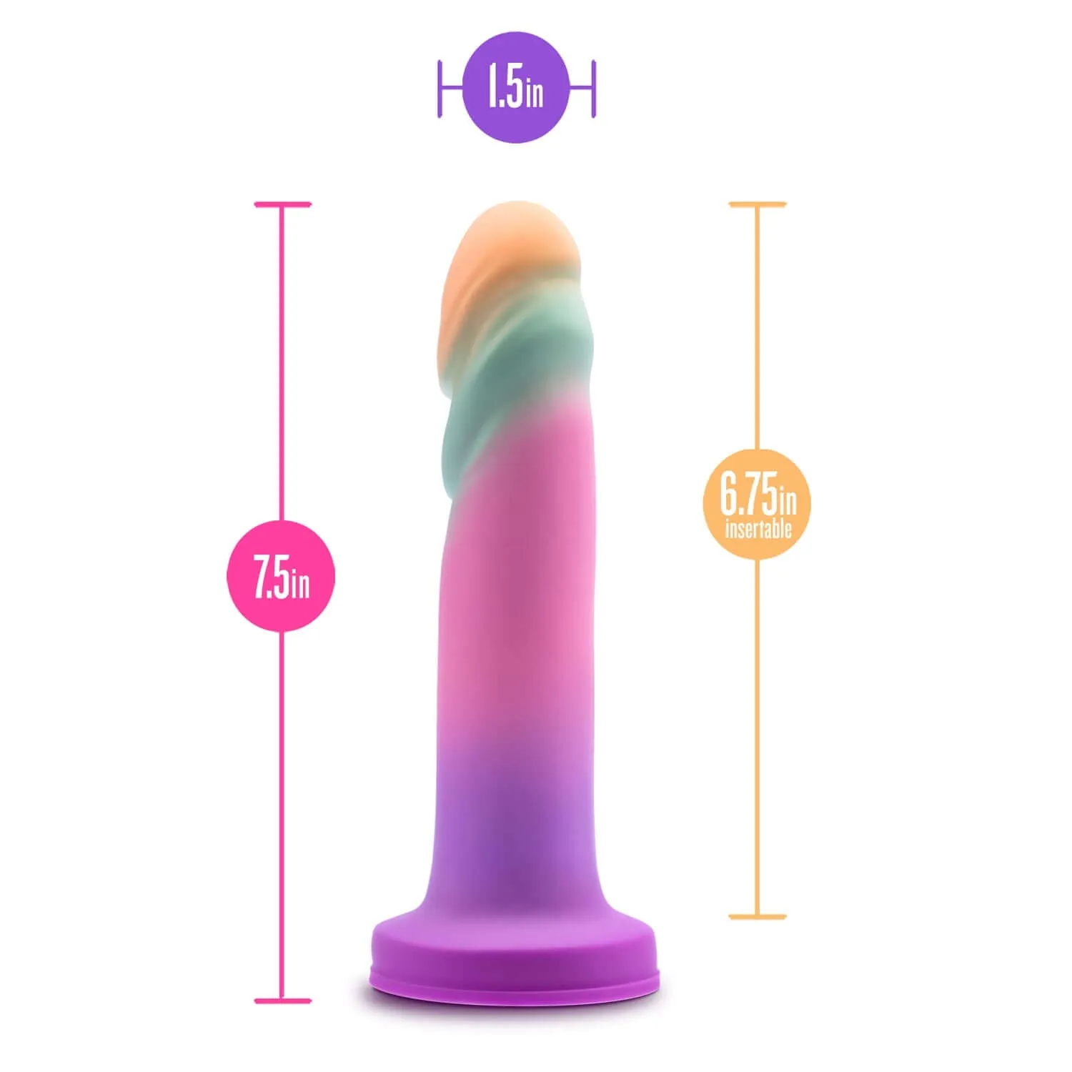 Avant Realistic Dildo - Sunrise Gaze - Sherbet