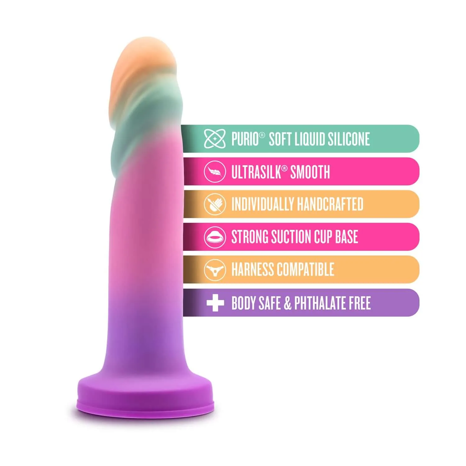 Avant Realistic Dildo - Sunrise Gaze - Sherbet