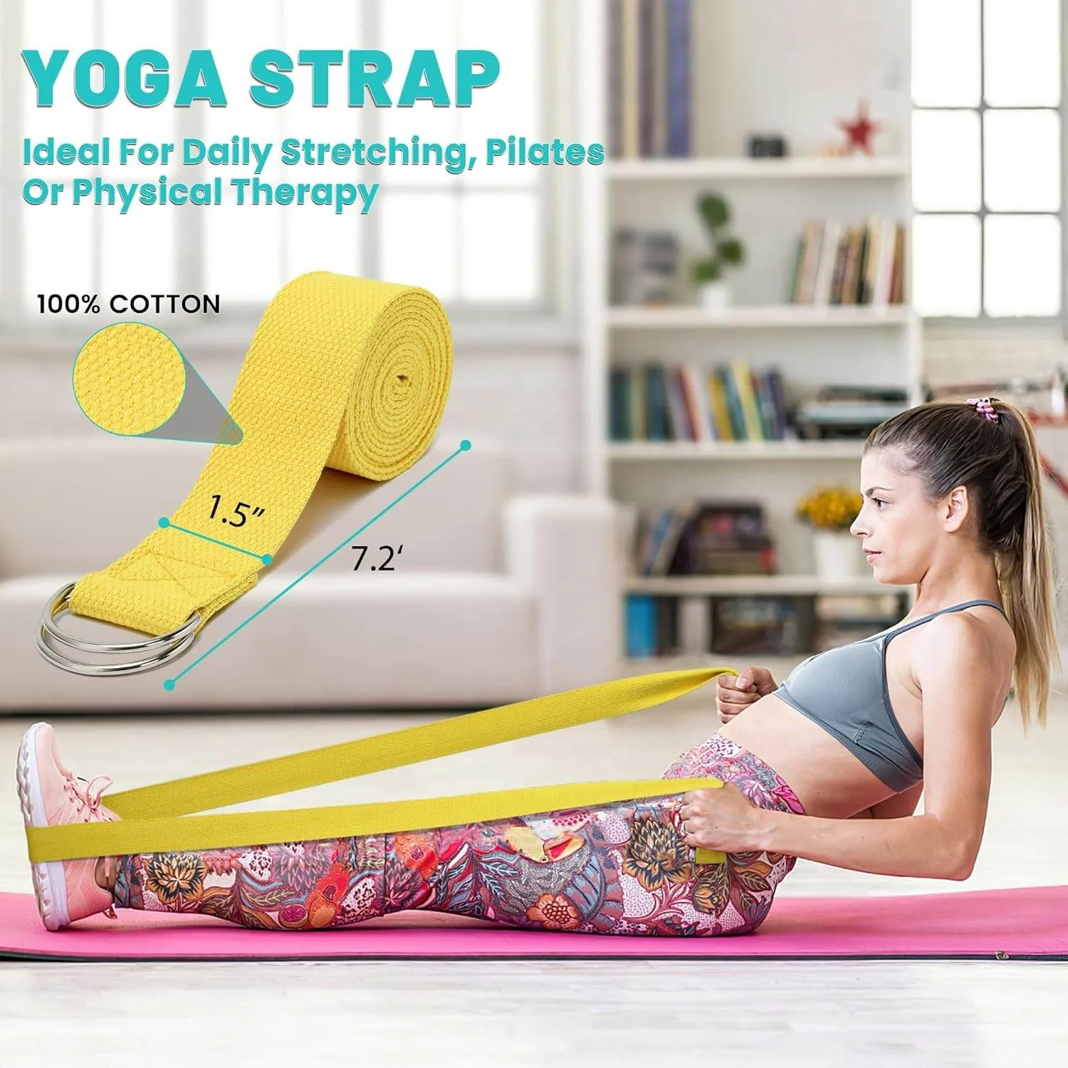 Back Roller Set, Back Roller Foam for Back Pain, Back Wheel for Deep Tissue Massage, Yoga Wheel for Back Pain & Stretching, Back Cracker