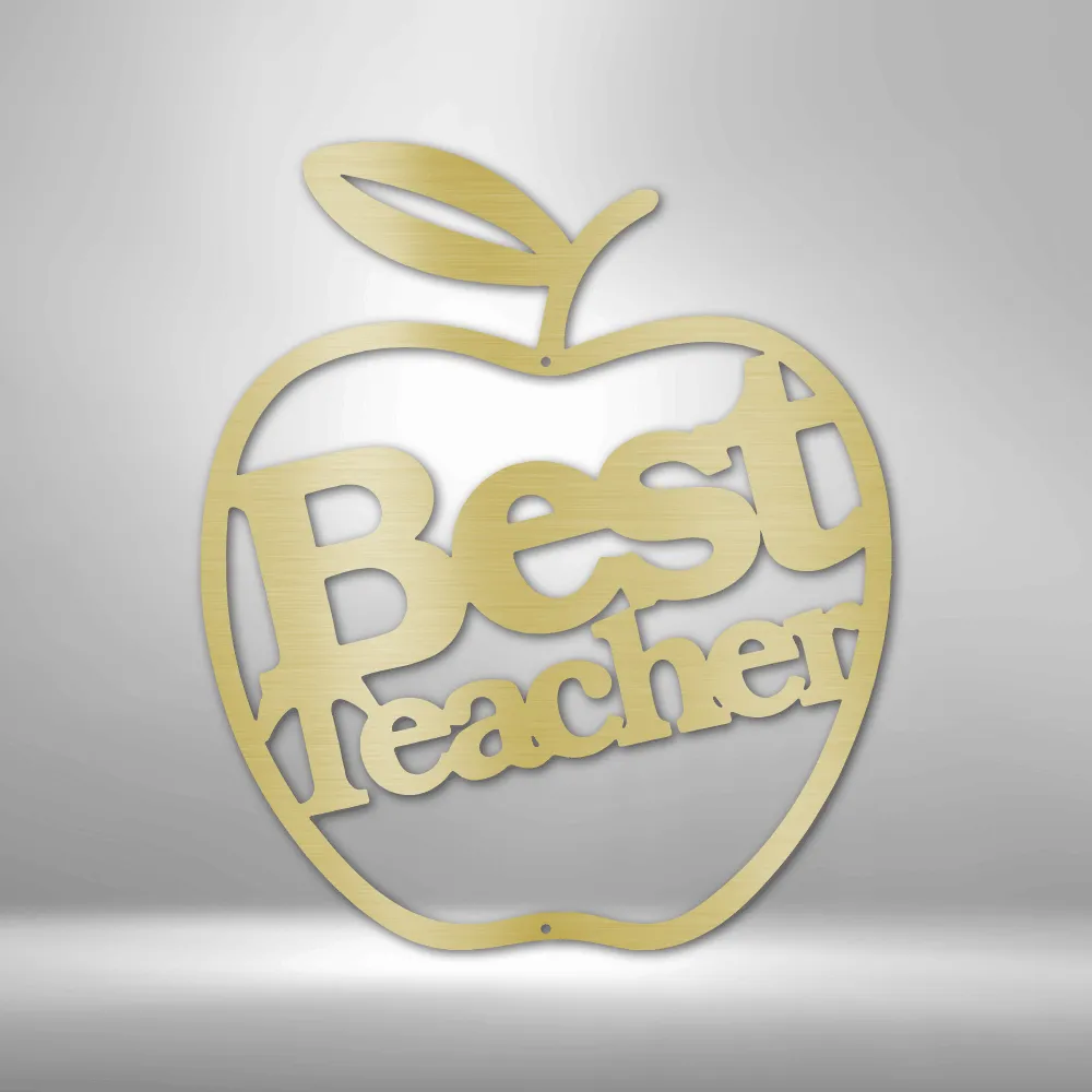 Best Teacher | Metal Wall Art