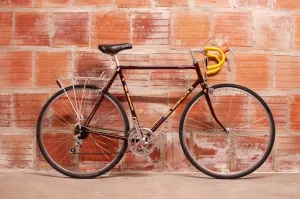 Bianchi San Remo Vintage city bike - 56 cm frame - Brown with gold and blue accents