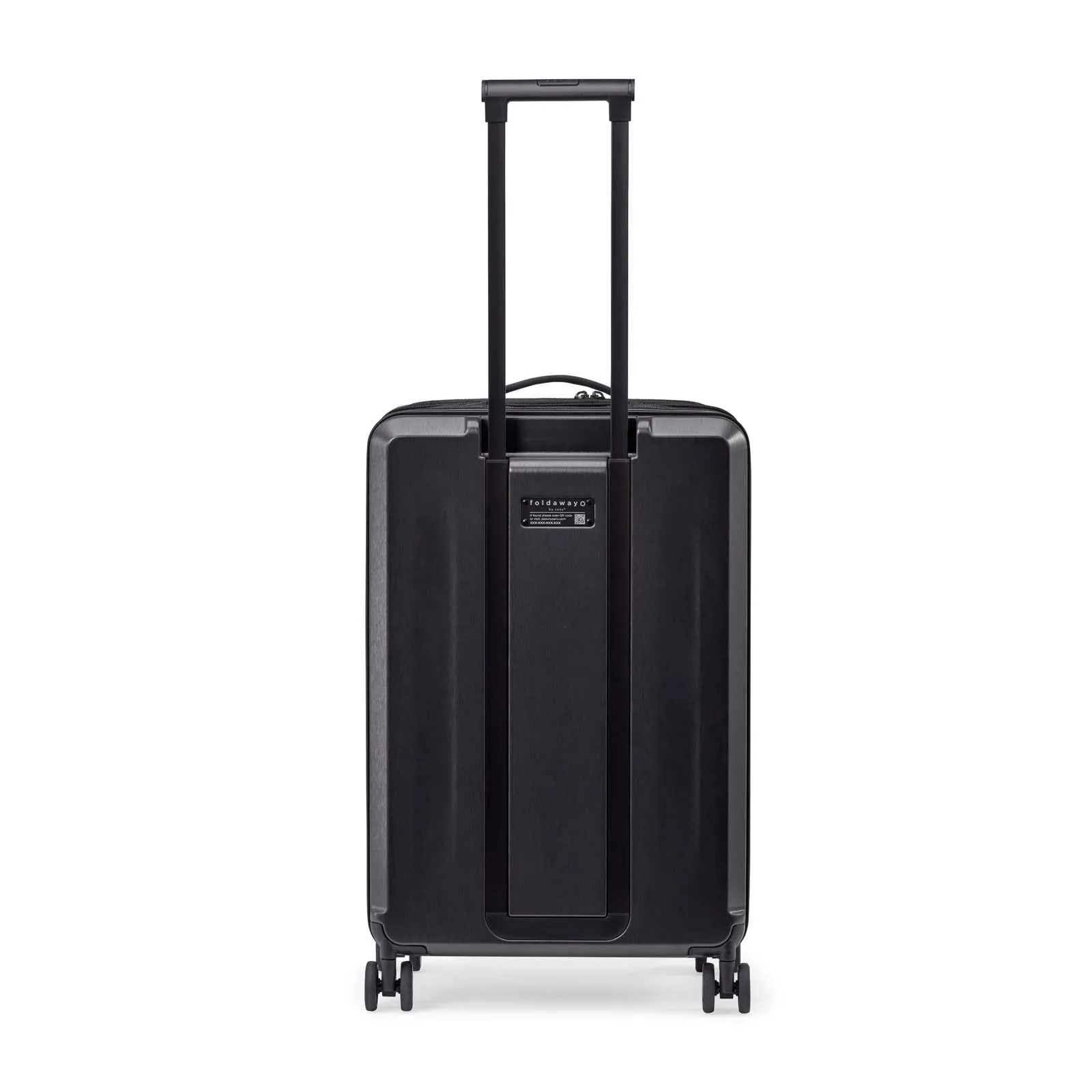 Black foldable check in trolley senz° foldaway check in trolley