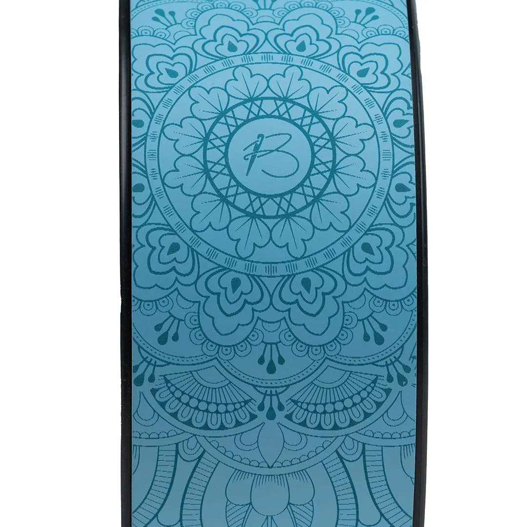 botthms Blue PU Yoga Wheel