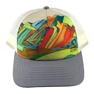 Boulder Flatirons | Trucker Hat | Grey | Natural