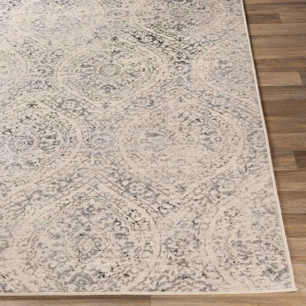 Brand new Surya City light Transitional Area Rug - 7-ft 10-in x 10-ft - Rectangular - Charcoal! Retails $430 W/Tax!