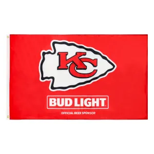 Bud Light Kansas City Chiefs Flag