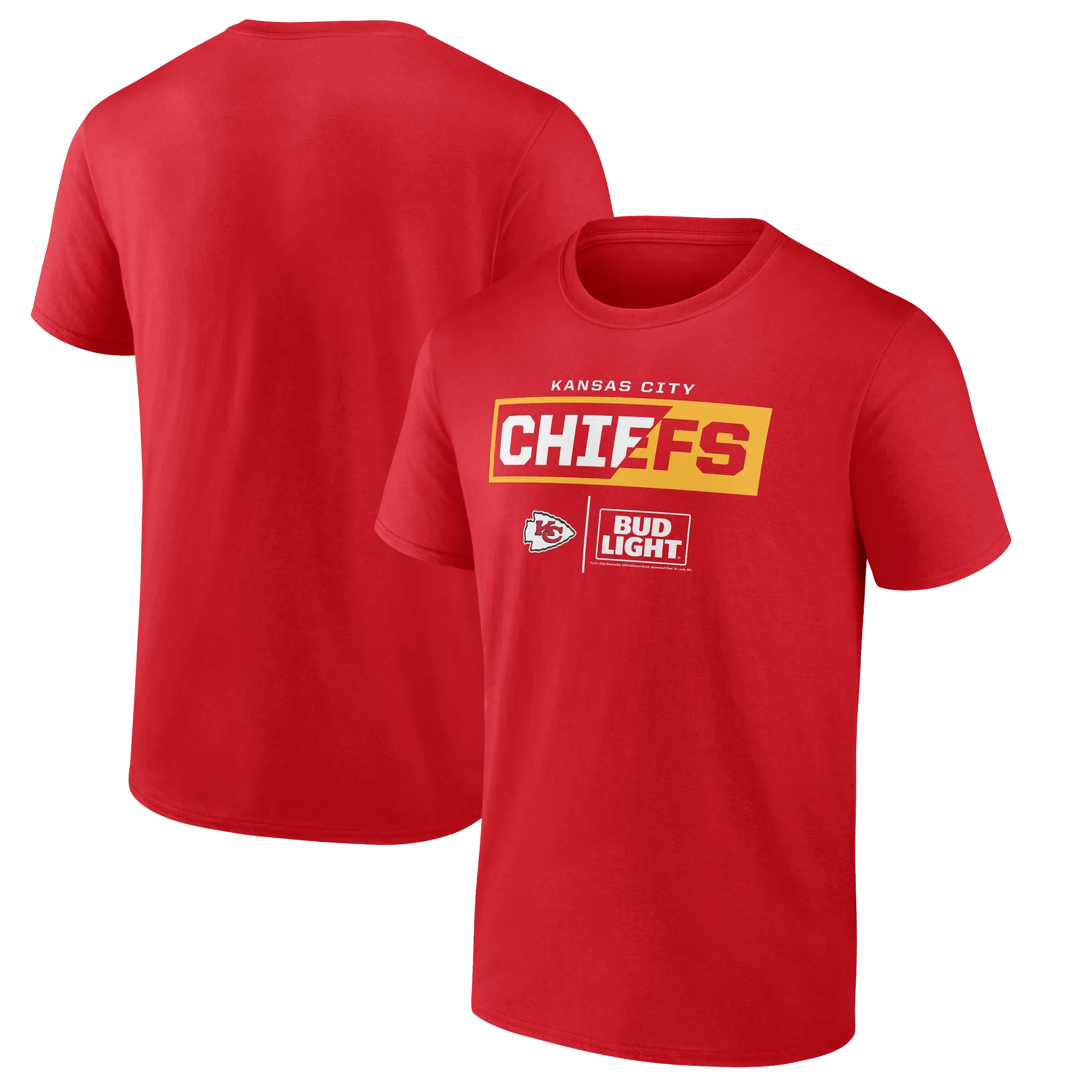 Bud Light Kansas City Chiefs Team T-Shirt