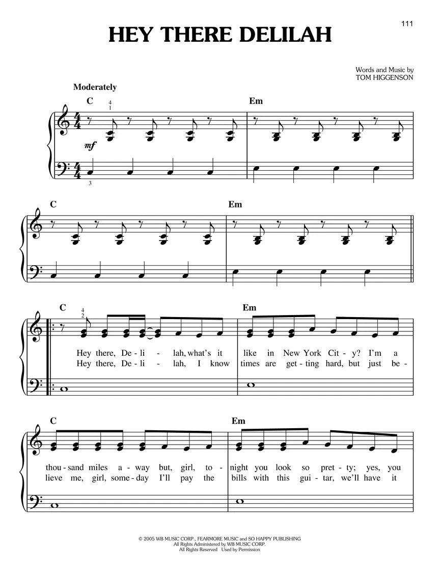 Budget Books: Acoustic Songs for Easy Piano
