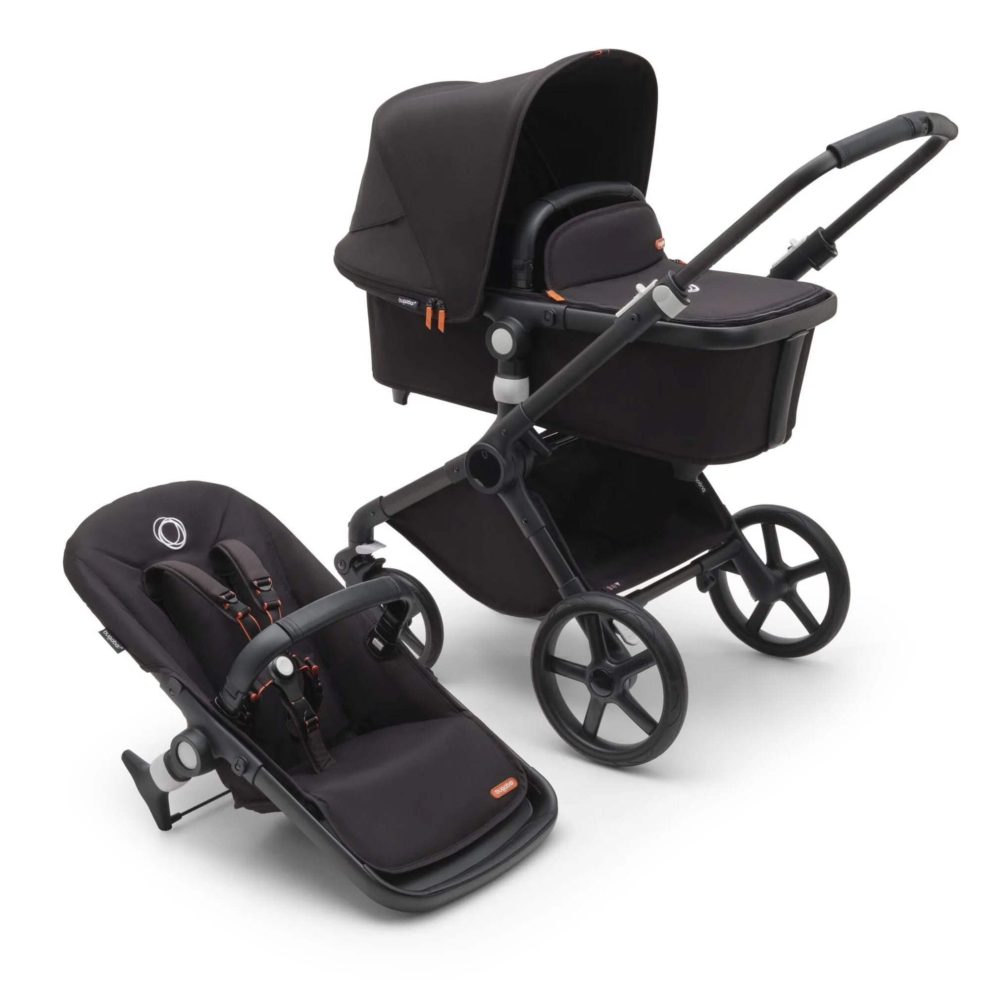 Bugaboo Fox Cub Aton B2 Travel System - Black