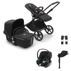Bugaboo Fox Cub Aton B2 Travel System - Black