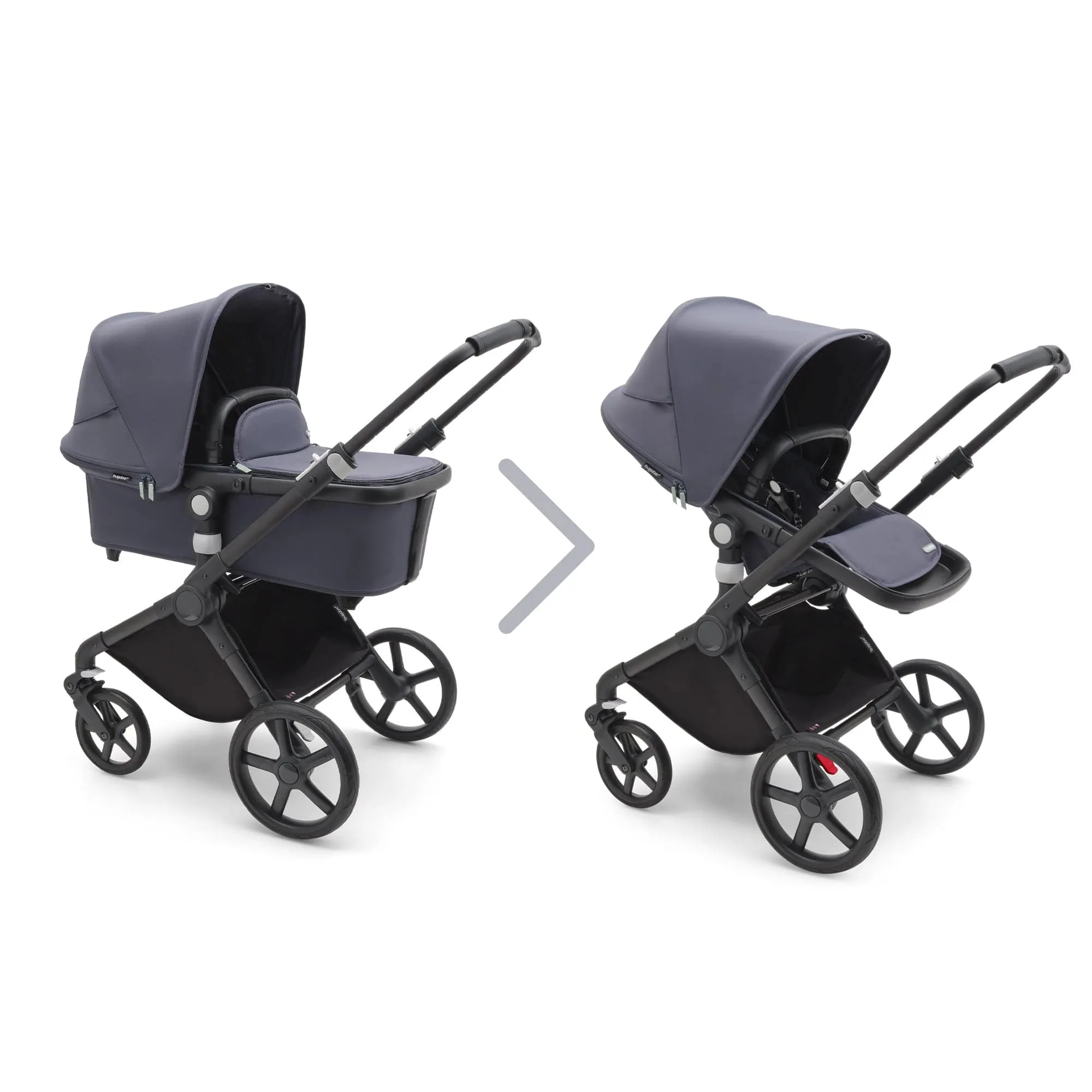 Bugaboo Fox Cub Cabriofix i-Size Travel System - Black/Stormy Blue