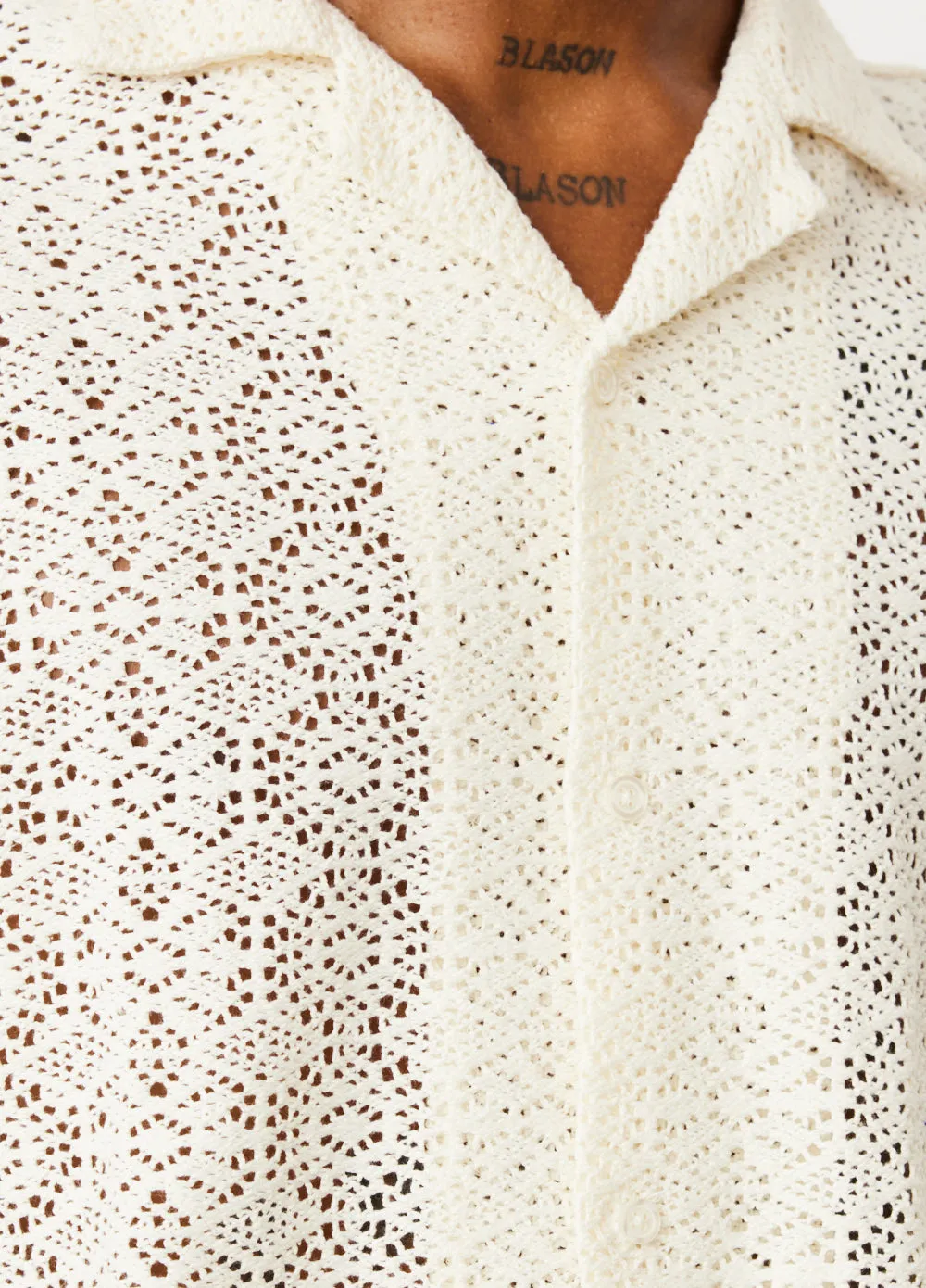 Canty Cotton Mesh Shirt