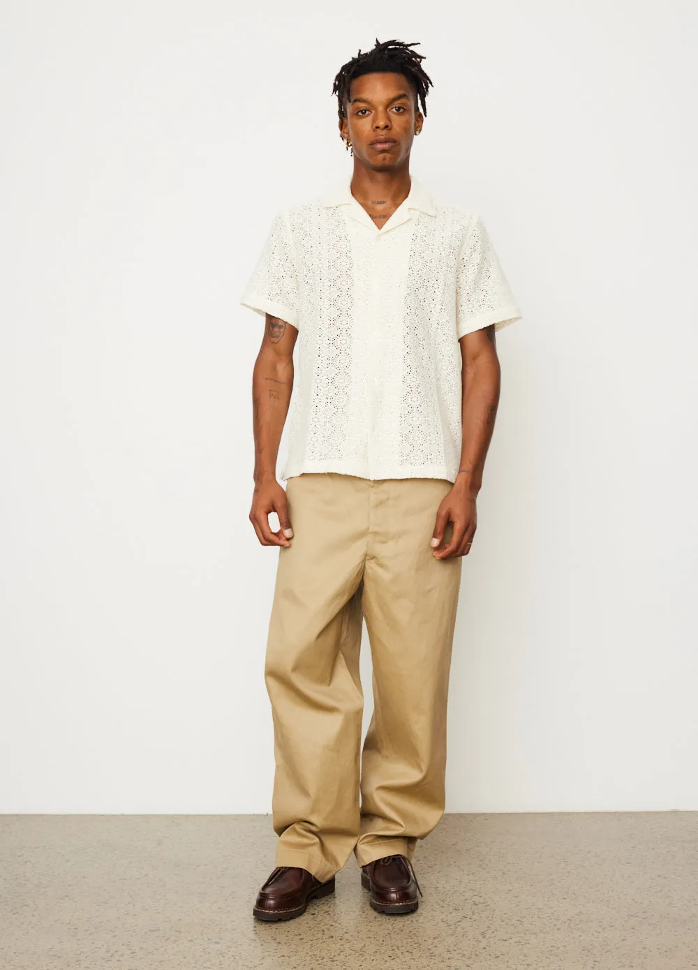 Canty Cotton Mesh Shirt