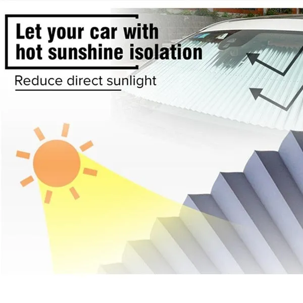 Car Retractable Windshield Sun Shade Block Sunshade Cover