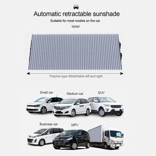 Car Retractable Windshield Sun Shade Block Sunshade Cover